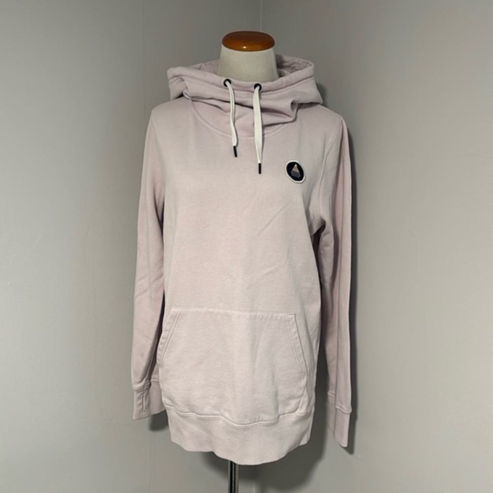 Volcom Long Light Pink Hoodie Sweater